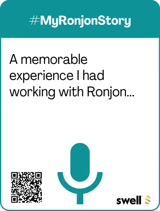 #MyRonjonStory Submit your story of working with Dr. Ronjon Nag