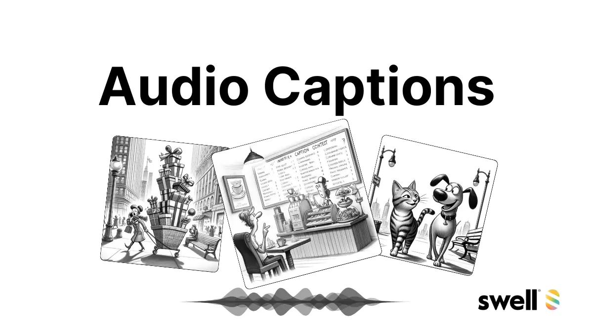 #AudioCaption  |  Announcement of a new prompt! Clear your throat, and get ready!